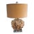 Contemporary Ribbon Coral and Lucite Coastal Palm Beach Table Lamp For Sale