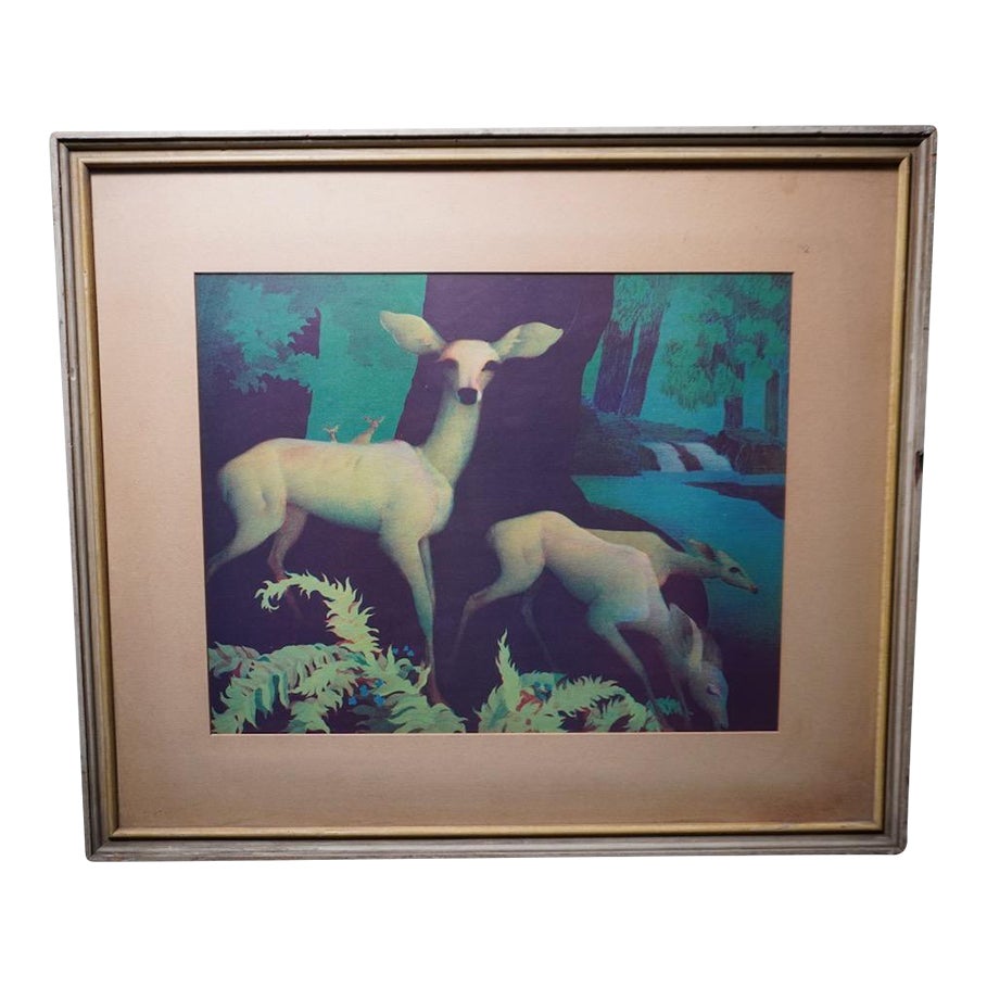 Conrad Buff, Colored Lithogrph c.1927 | Chairish