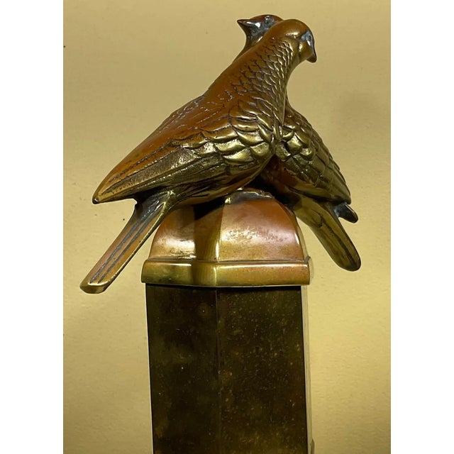 Art Deco 1920s Antique Bronze Jewlery Box For Sale - Image 3 of 12