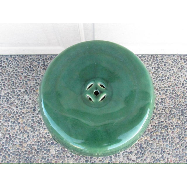 1980s Oriental Style Garden Stool For Sale - Image 5 of 16