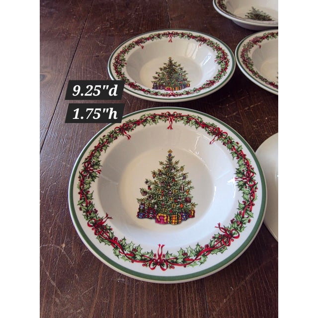 Vintage Traditions Holiday celebration by Christopher Radko. Seven bowls. .never used..original stickers on the bottom of...