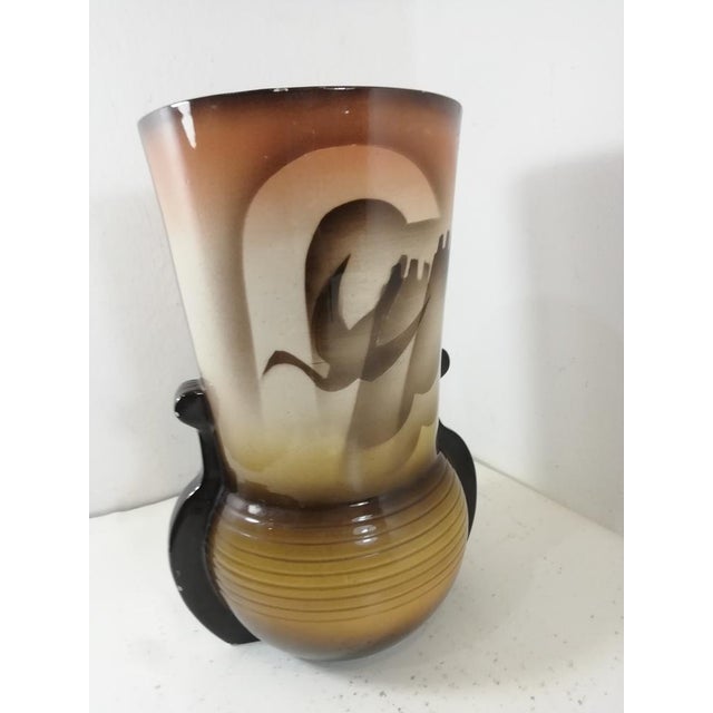 Vintage Ceramic Vase from Civita Castellana, Italy, 1930s For Sale - Image 12 of 17