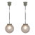 French Art Deco Pendant Light by Simonet Freres & Dieupart - 1920s France - A Pair For Sale