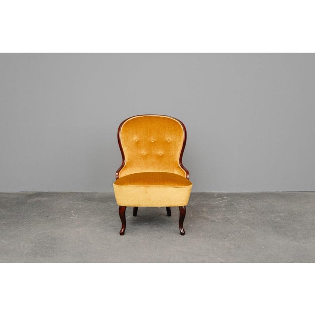 Mid-Century Armchairs in Yellow, Mid-20th Century, Set of 2 For Sale - Image 11 of 18