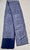 Beautiful length of hand-loomed and handprinted indigo and off-white fabric in a geometric pattern that could be used as a...
