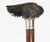 Antique Art Deco Novelty Parrot Walking Stick Cane, 1920s For Sale - Image 11 of 15