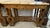 Pair of 19th Century Continental Inlaid Walnut Consoles With Yellow Onyx Tops For Sale - Image 13 of 15