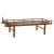 19th Century Chinese Qing Dynasty Elm & Bamboo Seat Daybed with Guardian Lions For Sale - Image 13 of 13