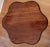 Brown Scallop Mahogany Tilt Top Side Table Antique For Sale - Image 8 of 12