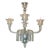 Glass French Heavy Cut Glass Chandelier, circa 1940s For Sale - Image 7 of 7