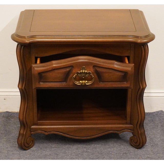 Stanley Furniture Stanley Furniture Country French 26" Open Cabinet Nightstand 995-80 For Sale - Image 4 of 12