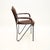1960s Vintage French Iron and Leather Armchair by Jacques Adnet, 1960s For Sale - Image 5 of 10