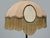 Metal Vintage French Victorian Floor Lamp Light W Fringed Lamp Shade & Onyx Base For Sale - Image 7 of 12