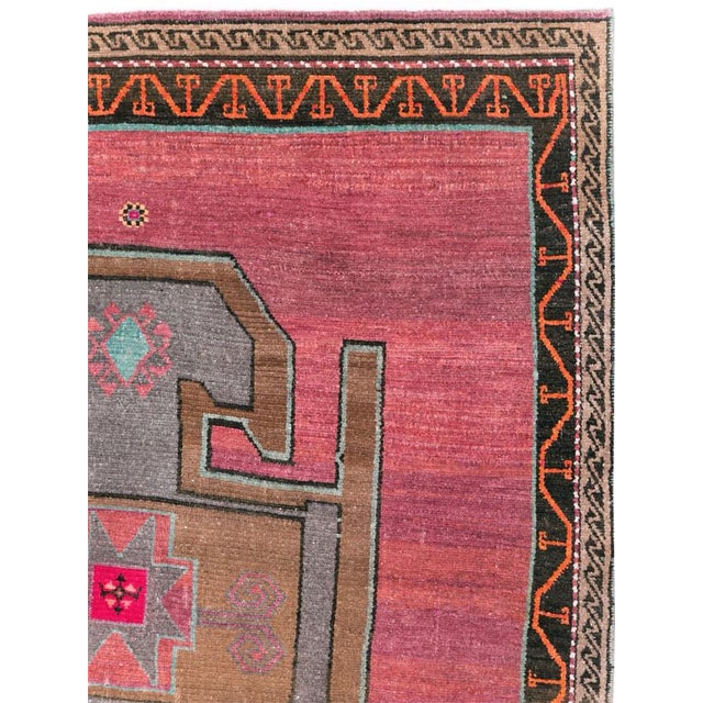 Tribal Galerie Shabab Collection Mid-20th Century Handmade Turkish Anatolian Long & Narrow Gallery Carpet For Sale - Image 3 of 10
