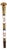 Antique French Gold Plate Sevres Porcelain Walking Sword Stick, 19th Century For Sale