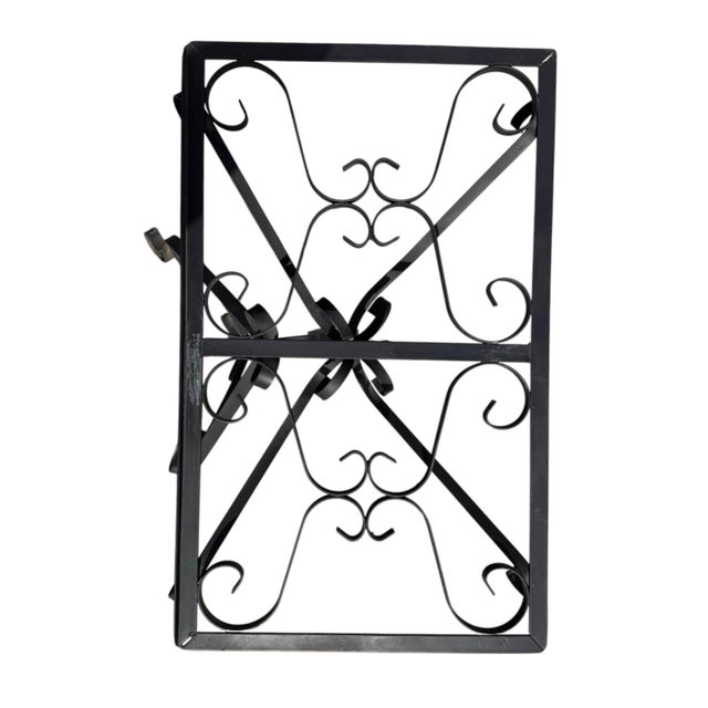 Early 20th Century Antique Scrolled Wrought Iron Music Stand For Sale - Image 5 of 5