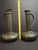 Pair Vintage Pal-Bell Maurice Ascalon Bronze Ewers Pitchers Grape Motif Israel For Sale - Image 14 of 14