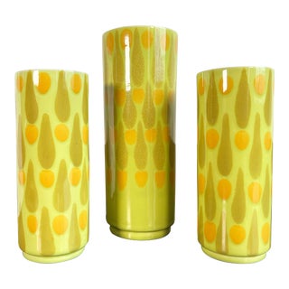 Vintage John Ffrench for Arklow Irish Studio Pottery Vases - Set of 3 For Sale