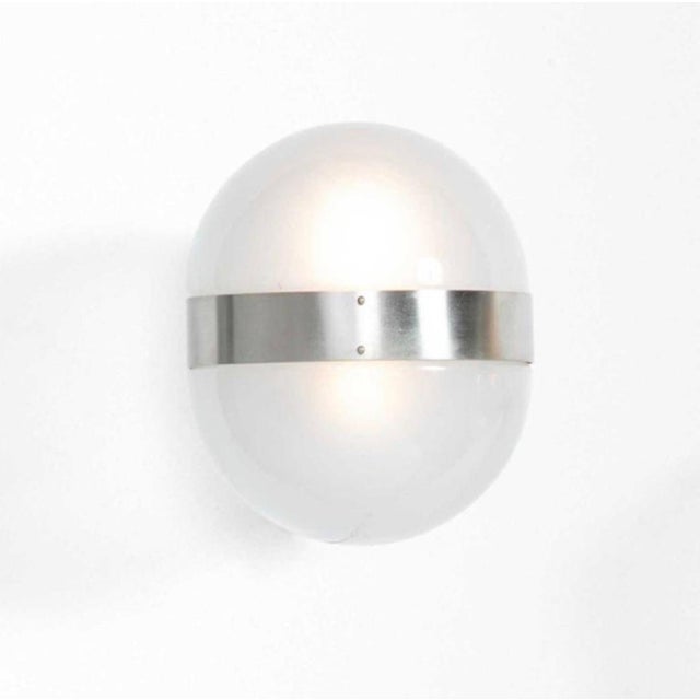 1960s Vintage Clio Wall Lamp in Burnished Brass by Sergio Mazza for Artemide, 1960s For Sale - Image 5 of 6