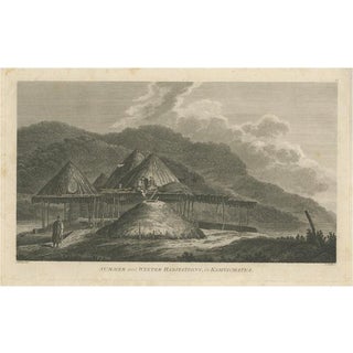 After J. Webber, Summer and Winter Habitations in Kamchatka, 1784, Print For Sale