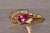 2000 - 2009 The Praise: Tourmaline and Natural Diamond Ring in Yellow Gold For Sale - Image 5 of 11