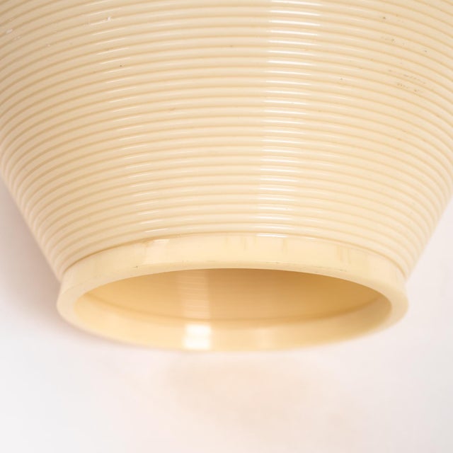 Plastic Yellow Cellulose Pendant Lamp by A.R.P and Rotaflex, 1970s For Sale - Image 7 of 10