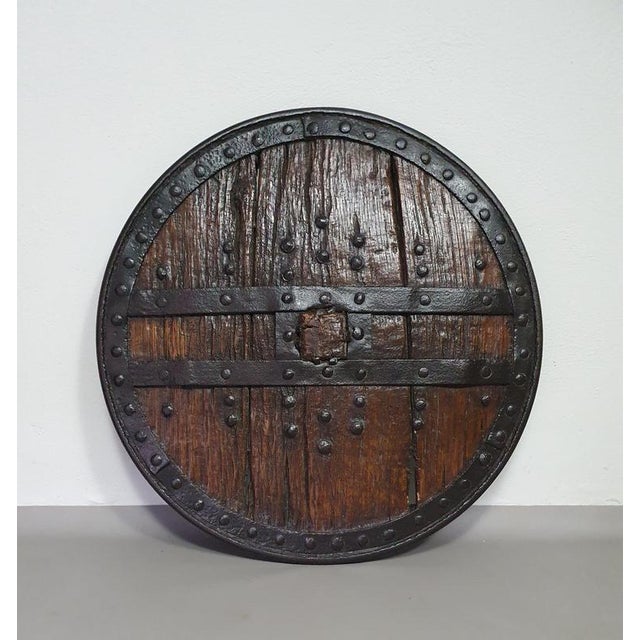 Antique Ox Cart Wheel, 1800 For Sale - Image 17 of 17
