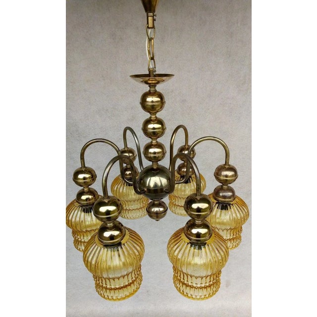 Vintage Chandelier, 1970s For Sale - Image 11 of 12