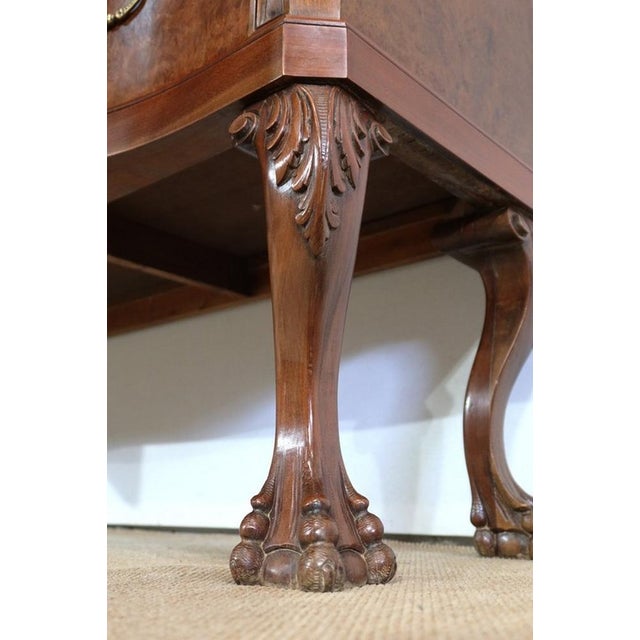 Chippendale Style Walnut Sideboard, 1930s For Sale - Image 11 of 18