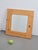 1970s Vintage Scandinavian Square Pine Mirror, 1970s For Sale - Image 5 of 6