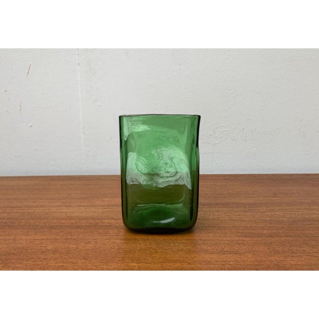 Mid-Century Scandinavian Glass Vase, 1960s For Sale - Image 10 of 18
