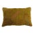 Yellow Turkish Oushak Lumbar Rug Pillow For Sale