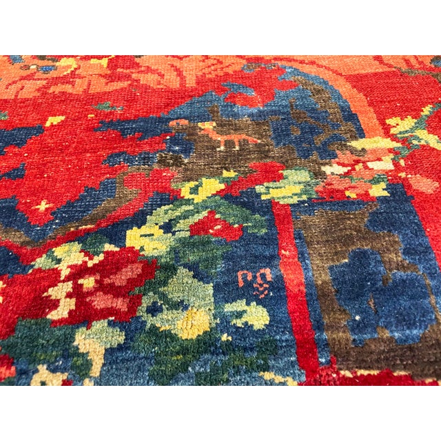 “Late 19th century Caucasian Karabagh rug, Ornak (ornament) design, with expressive floral abstraction and rich painterly...