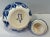 Mid 20th Century Vintage Blue and White Ceramic Tea Pot Signed For Sale - Image 5 of 5