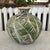 Earthenware Pottery Vase With Leaf Design For Sale - Image 12 of 12