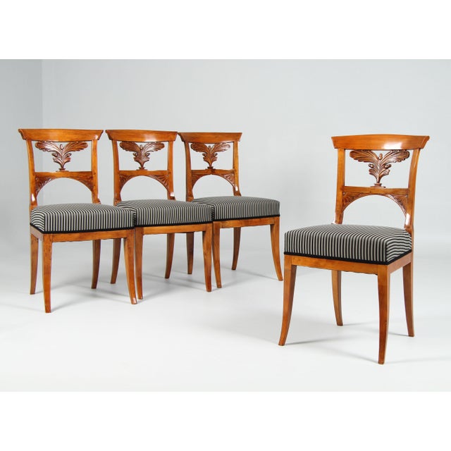 Antique Biedermeier Chairs, 1820, Set of 4 For Sale - Image 13 of 13