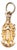 19.2k Gold Our Lady of the Immaculate Conception Pendant For Sale