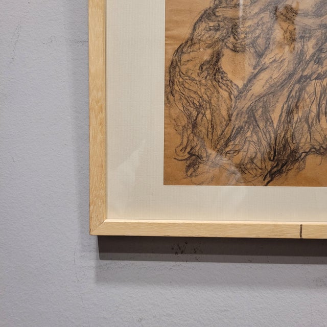 After Agustín Carrera, Sketch for the Opera Curtain Lohegrin, Early 20th Century, Pencil on Paper, Framed For Sale - Image 13 of 17