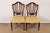 A gorgeous pair of Federal or Hepplewhite style shield back side chairs or dining chairs By Baker Furniture USA, Late 20th...
