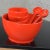 Mid 20th Century Mid-20th Century Mid-Century Modern Pair Couroc Trays & Orange Vintage Plastic Salad Serving Set For Sale - Image 5 of 12
