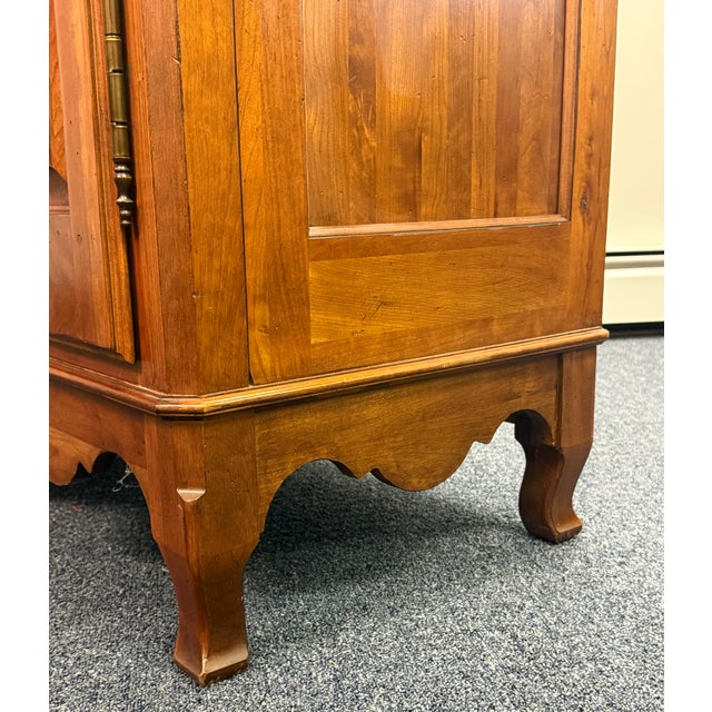 Brown Ethan Allen Maison Collection French Armoire For Sale - Image 8 of 11