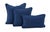 Blue Pillow 24 x 24 Alicante Indigo For Sale - Image 8 of 11
