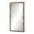 19th Century France Antique White Wood Mirror For Sale