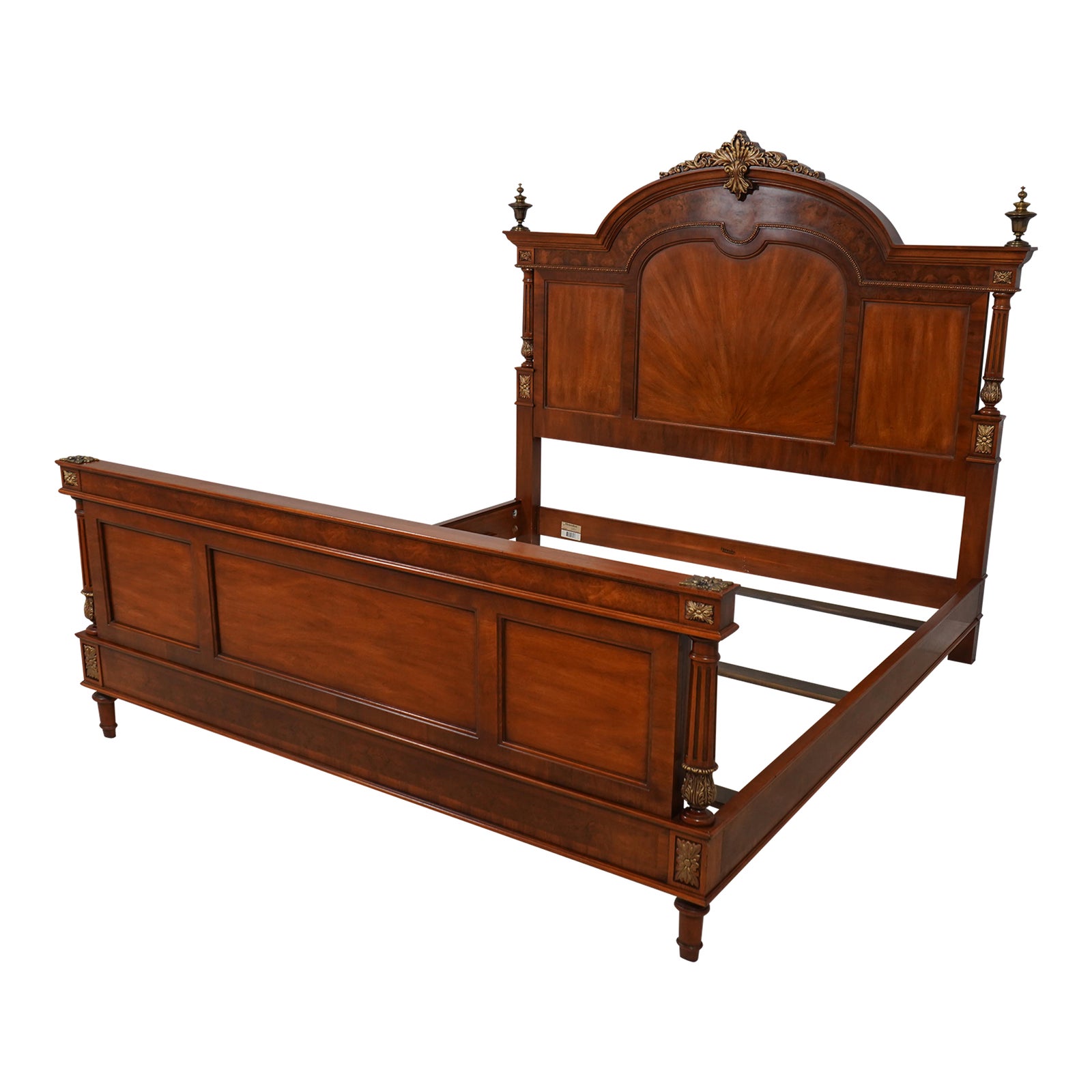 Henredon King Size French Style Walnut Bed Chairish