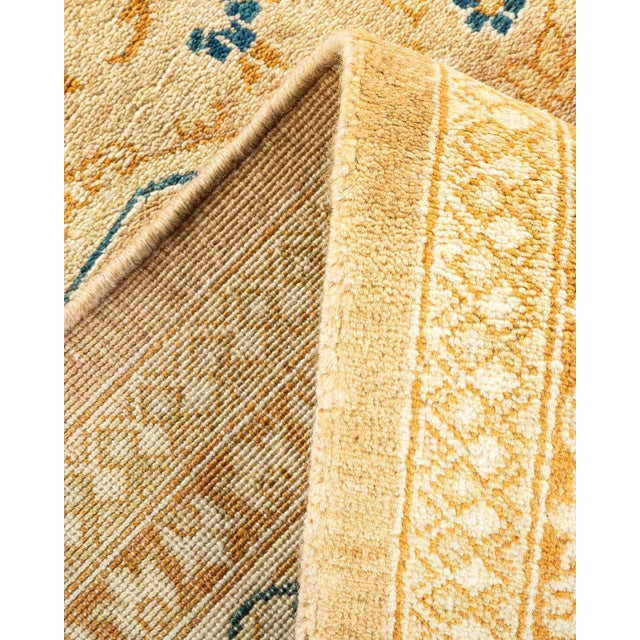 Mogul, One-of-a-Kind Hand-Knotted Area Rug - Yellow, 7' 10" x 9' 7" For Sale In New York - Image 6 of 8
