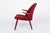 Wood Danish Mid Century Modern Red Upholstery Lounge Chairs by Kurt Olsen, 1960s For Sale - Image 7 of 9