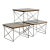 Set of Three 1970s Charles and Ray Eames LTR Side Tables For Sale