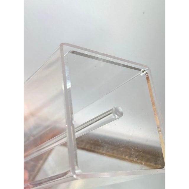 Postmodern Acrylic Jewelry Caddy Necklace Holder For Sale - Image 9 of 17