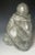 Gray Mid 20th Century +25 LBS Huge Native Inuit Hand Carved Stone Sitting Human Art Sculpture For Sale - Image 8 of 11