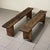 20th Century Folk Art Rustic Italian Wooden Benches, 1890s, Set of 2 For Sale - Image 12 of 18
